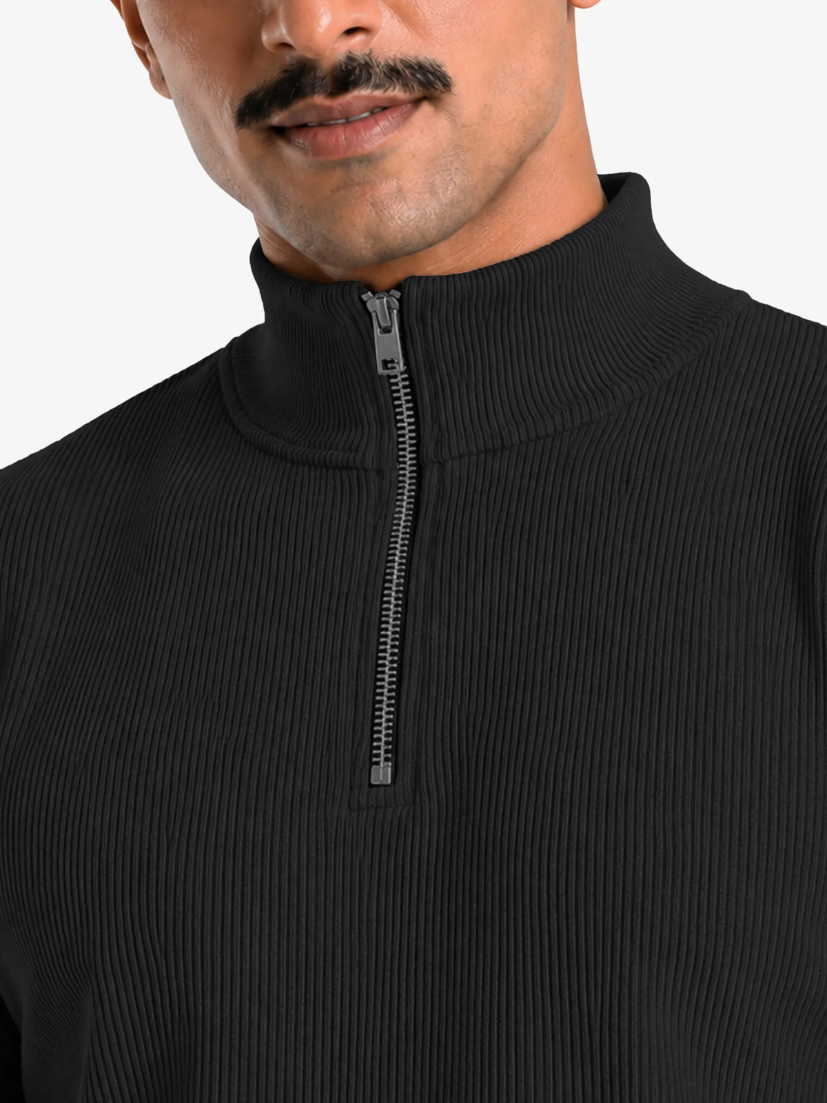 Jasper Men's Quarter Zip Pullover Sweater Regular Fit Casual Wear