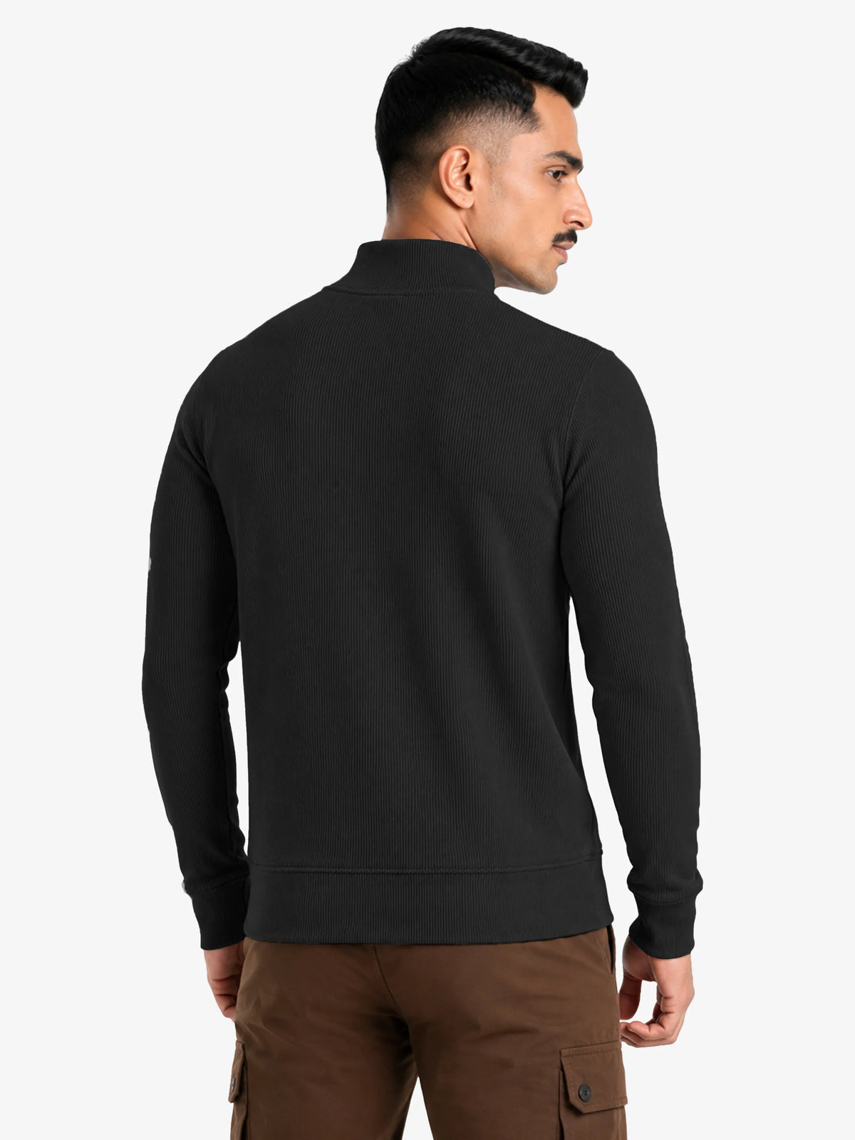 Jasper Men's Quarter Zip Pullover Sweater Regular Fit Casual Wear