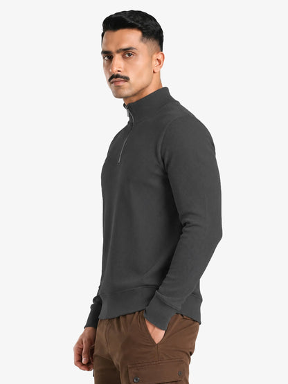 Jasper Men's Quarter Zip Pullover Sweater Regular Fit Casual Wear