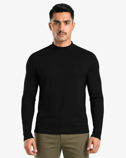 Jack Slim Fit Ribbed mock neck  Sweater