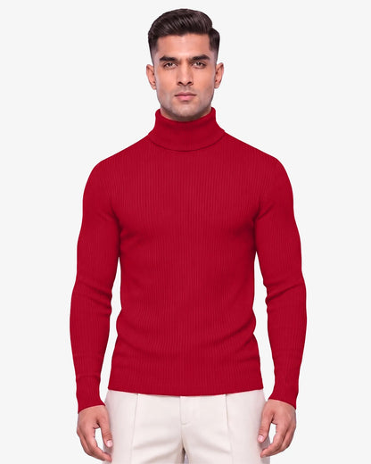James Mens Turtleneck Sweater High Neck