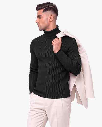 James Mens Turtleneck Sweater High Neck