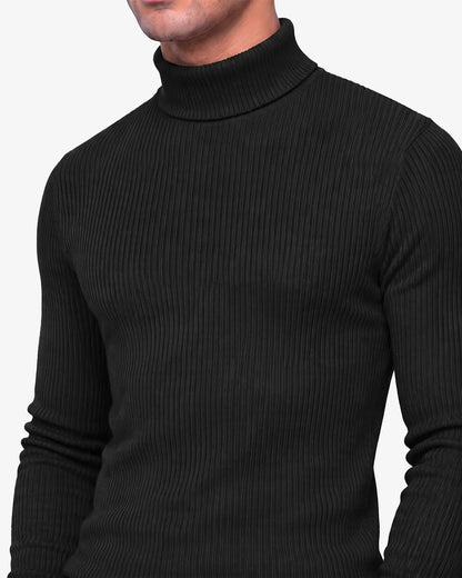 James Mens Turtleneck Sweater High Neck