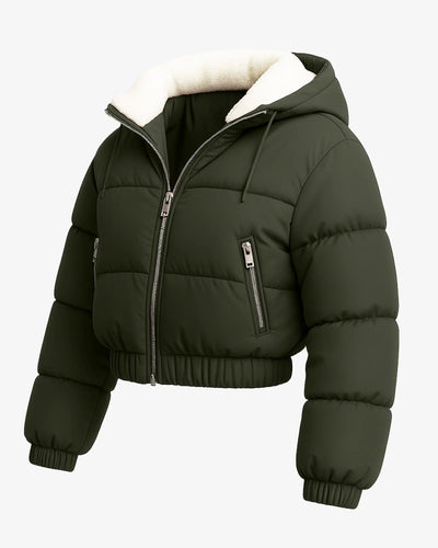 Luxe Fleece Lined Puffer Coat
