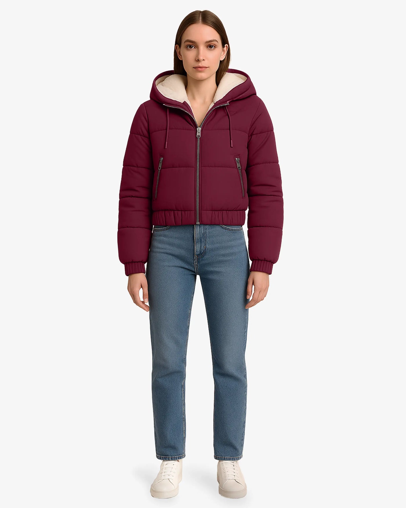 Luxe Fleece Lined Puffer Coat