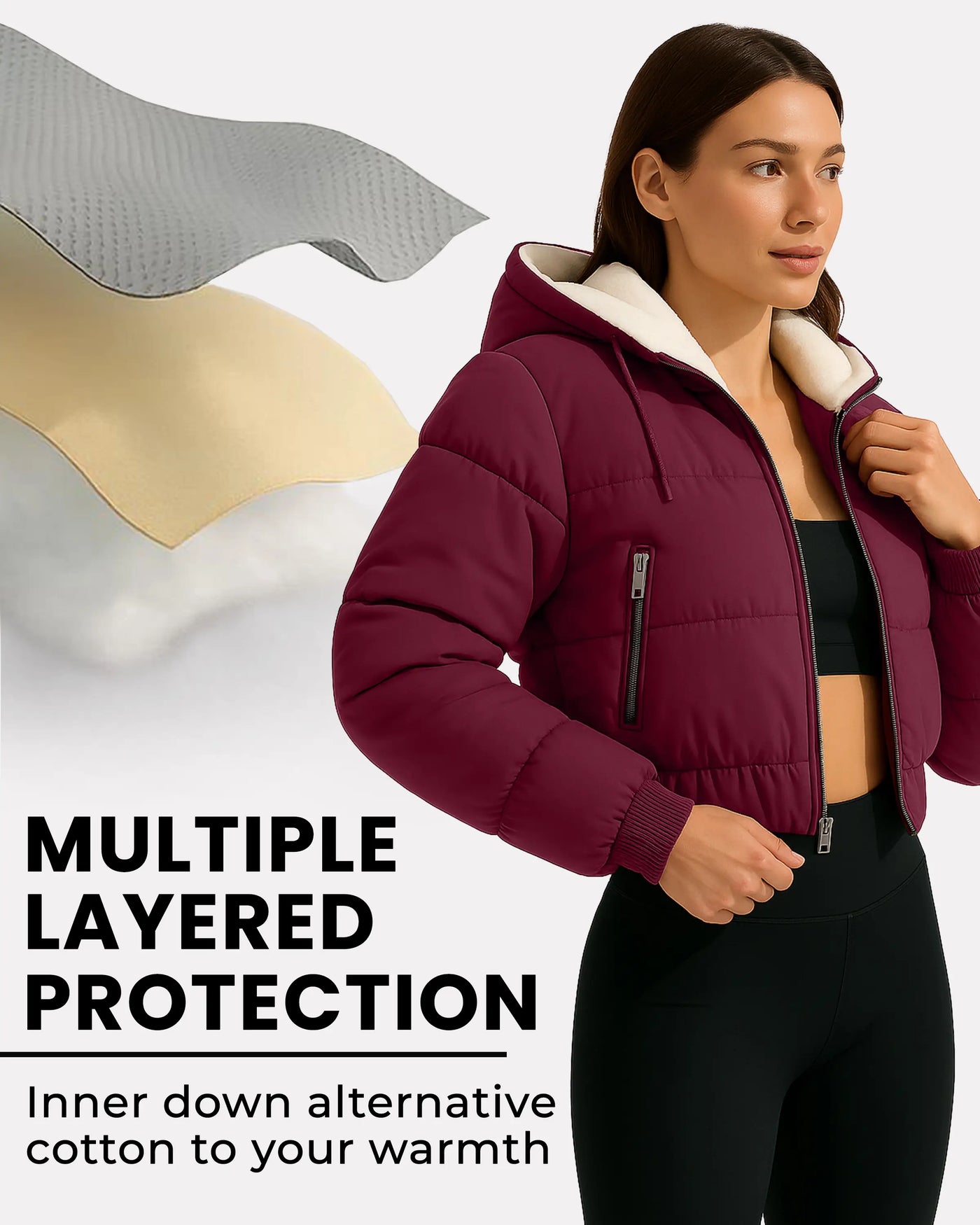 Luxe Fleece Lined Puffer Coat