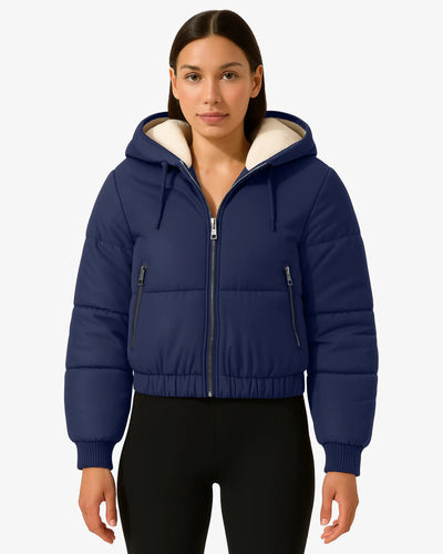 Luxe Fleece Lined Puffer Coat
