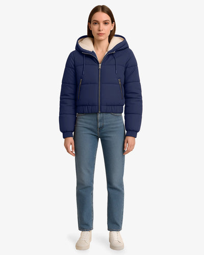 Luxe Fleece Lined Puffer Coat