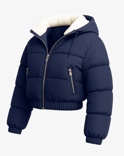 Luxe Fleece Lined Puffer Coat