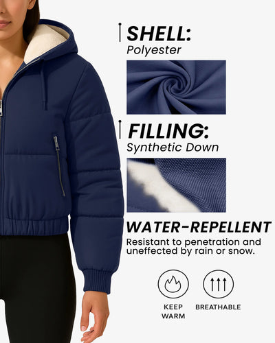 Luxe Fleece Lined Puffer Coat