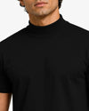 Melan Mock Neck Sweatshirt for Men Slim Fit Casual Wear