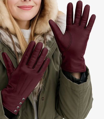 Mellica Women’s Leather Work Gloves