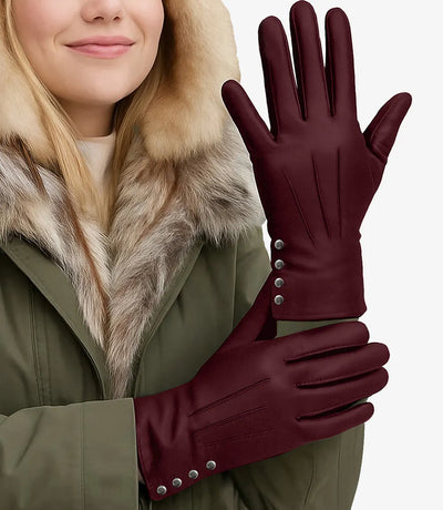 Mellica Women’s Leather Work Gloves