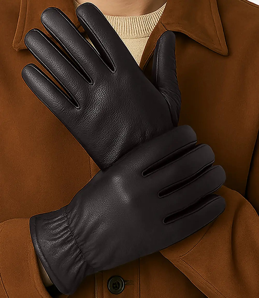 Milano Mens Leather Gloves