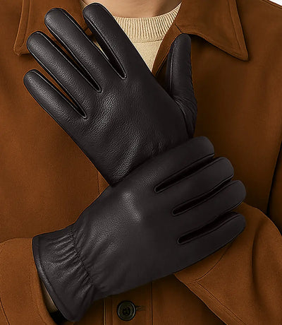 Milano Mens Leather Gloves