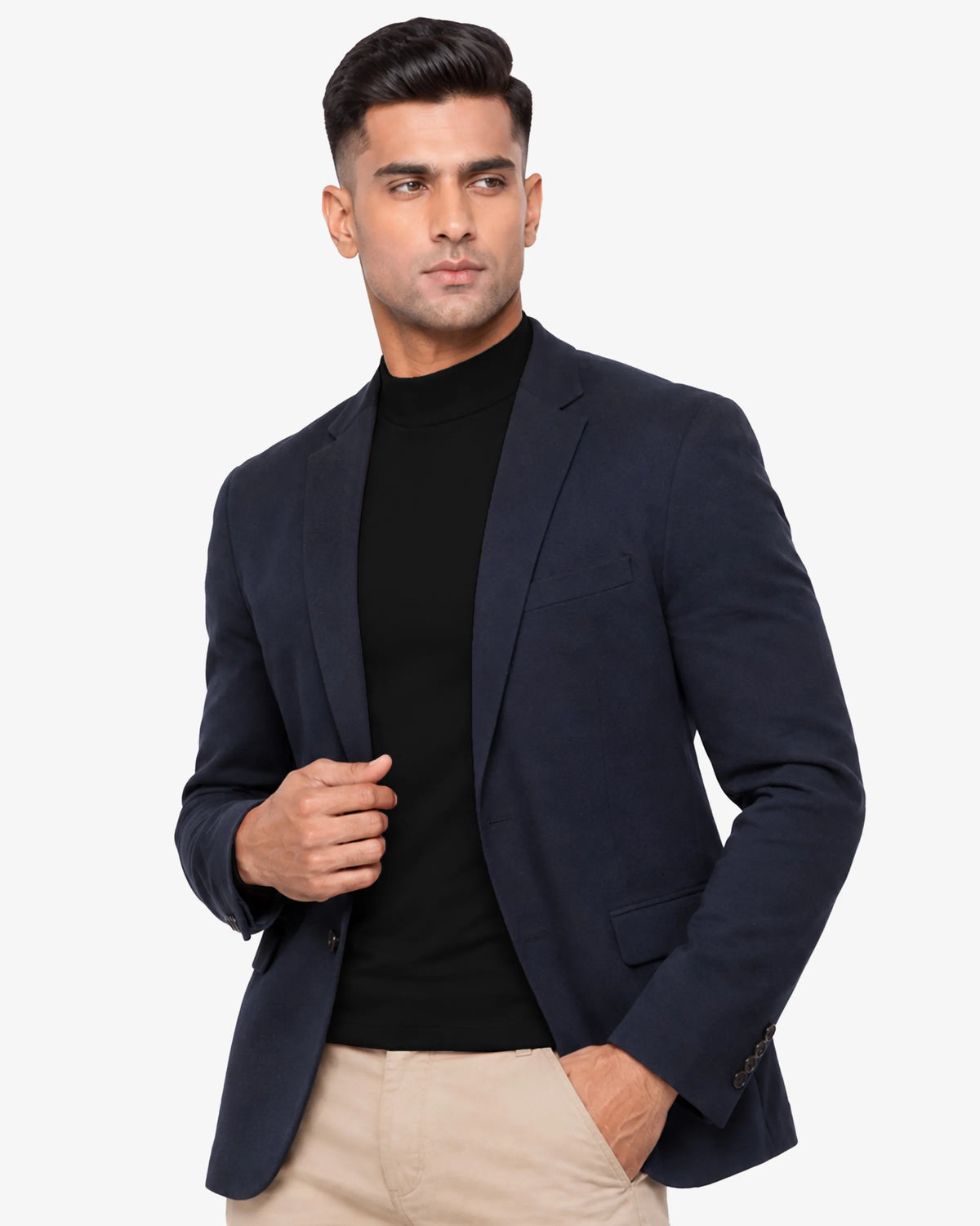 Murphy Men Fitted High Neck T-Shirt