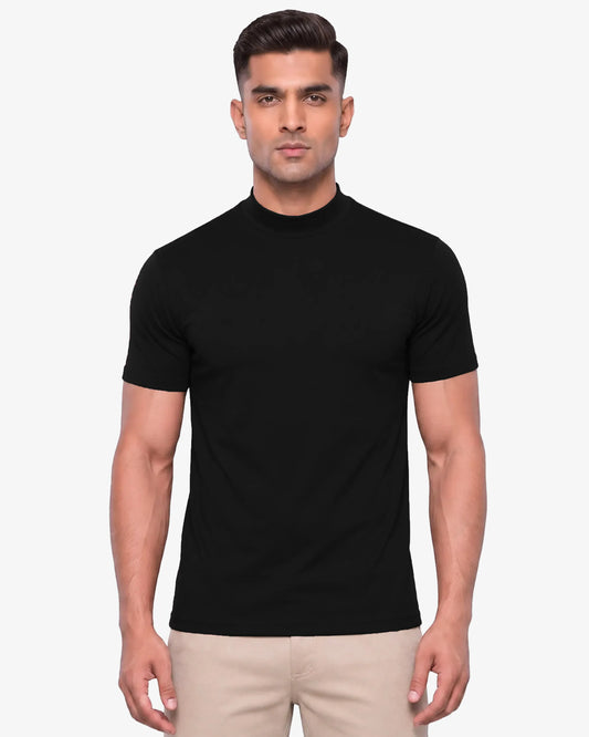 Murphy Men Fitted High Neck T-Shirt