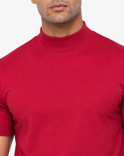 Murphy Men Fitted High Neck T-Shirt