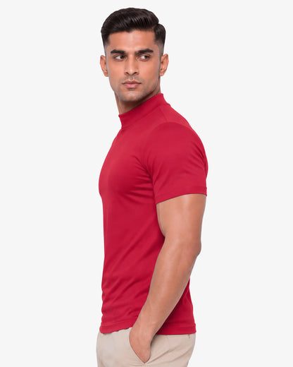 Murphy Men Fitted High Neck T-Shirt
