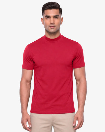 Murphy Men Fitted High Neck T-Shirt