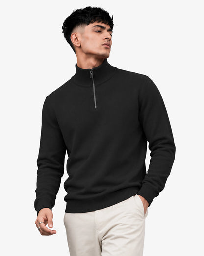 Noah Men's Quarter Zipper Pullover Sweater Regular Fit