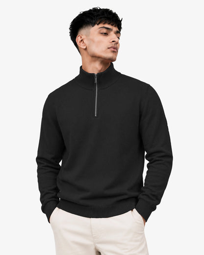 Noah Men's Quarter Zipper Pullover Sweater Regular Fit
