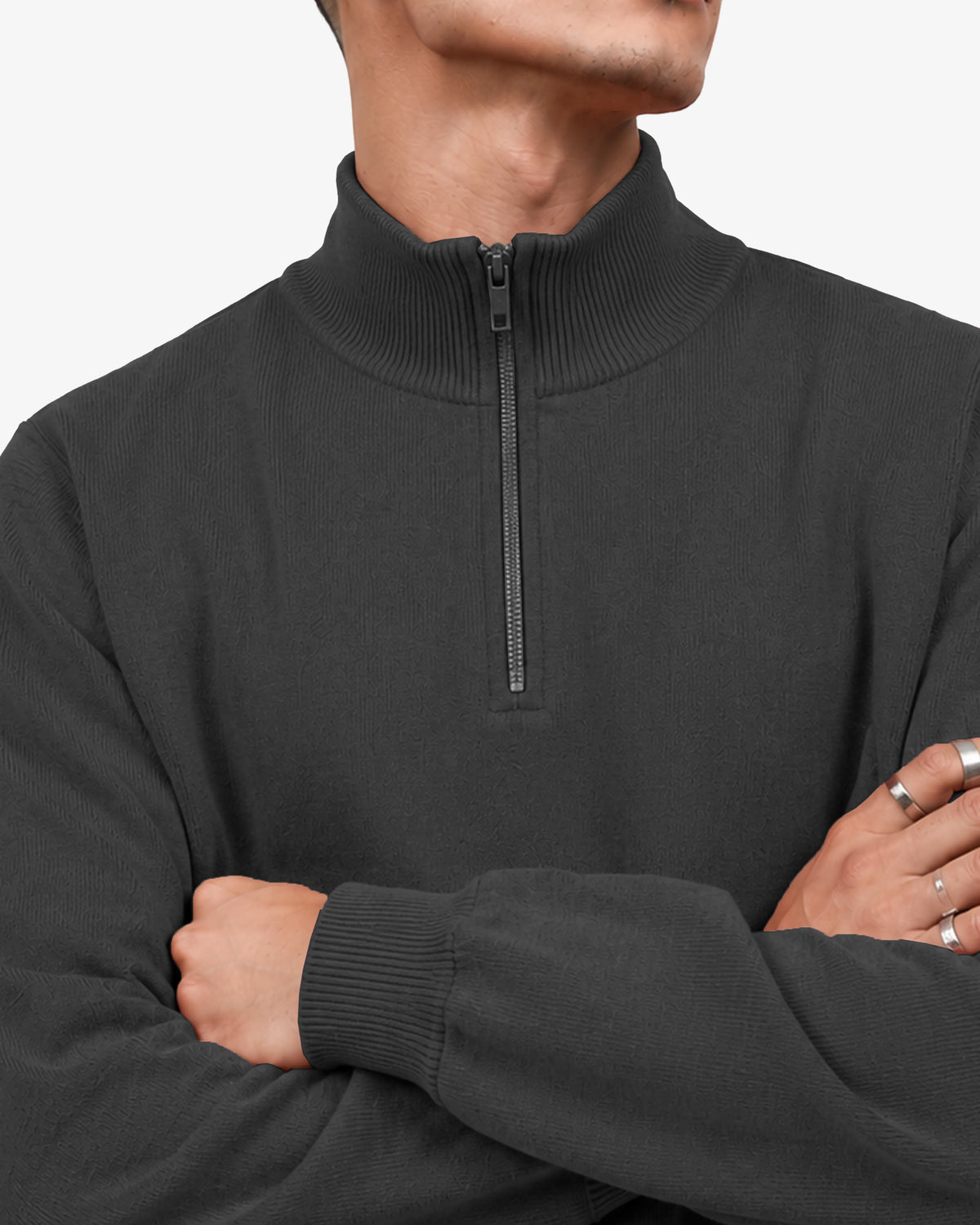 Noah Men's Quarter Zipper Pullover Sweater Regular Fit