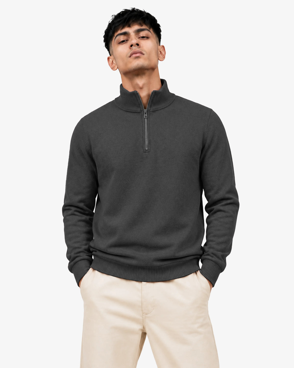 Noah Men's Quarter Zipper Pullover Sweater Regular Fit