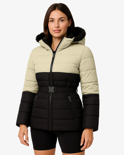 Nordic Women’s Belted Puffer Jacket