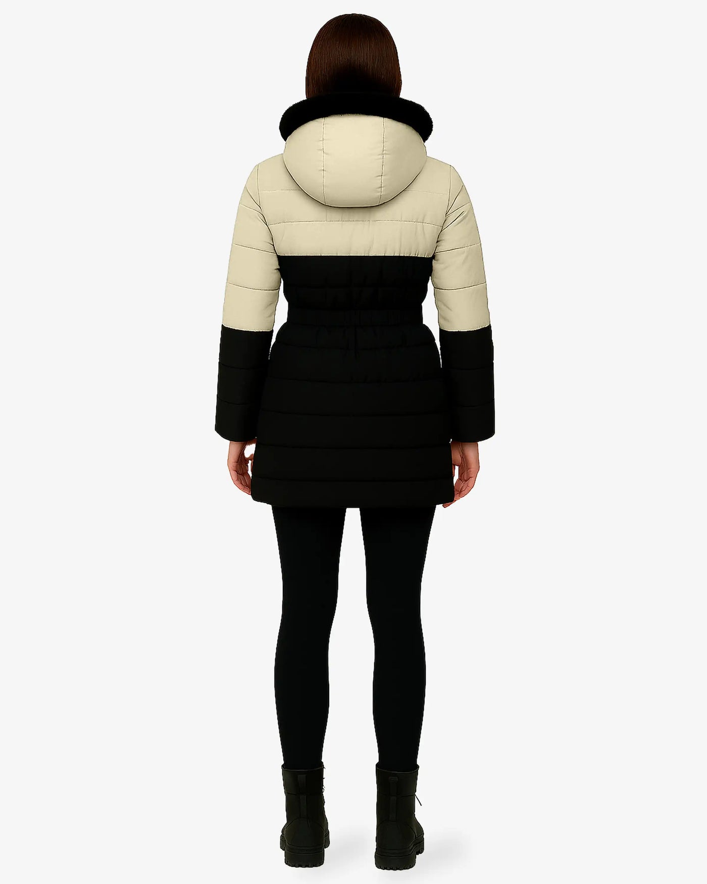 Nordic Women’s Belted Puffer Jacket