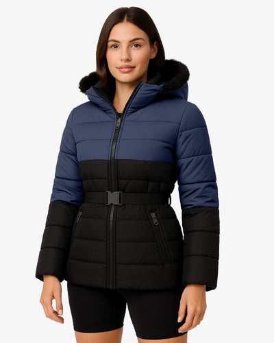 Nordic Women’s Belted Puffer Jacket