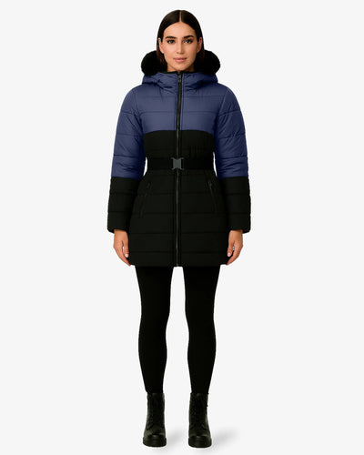 Nordic Women’s Belted Puffer Jacket