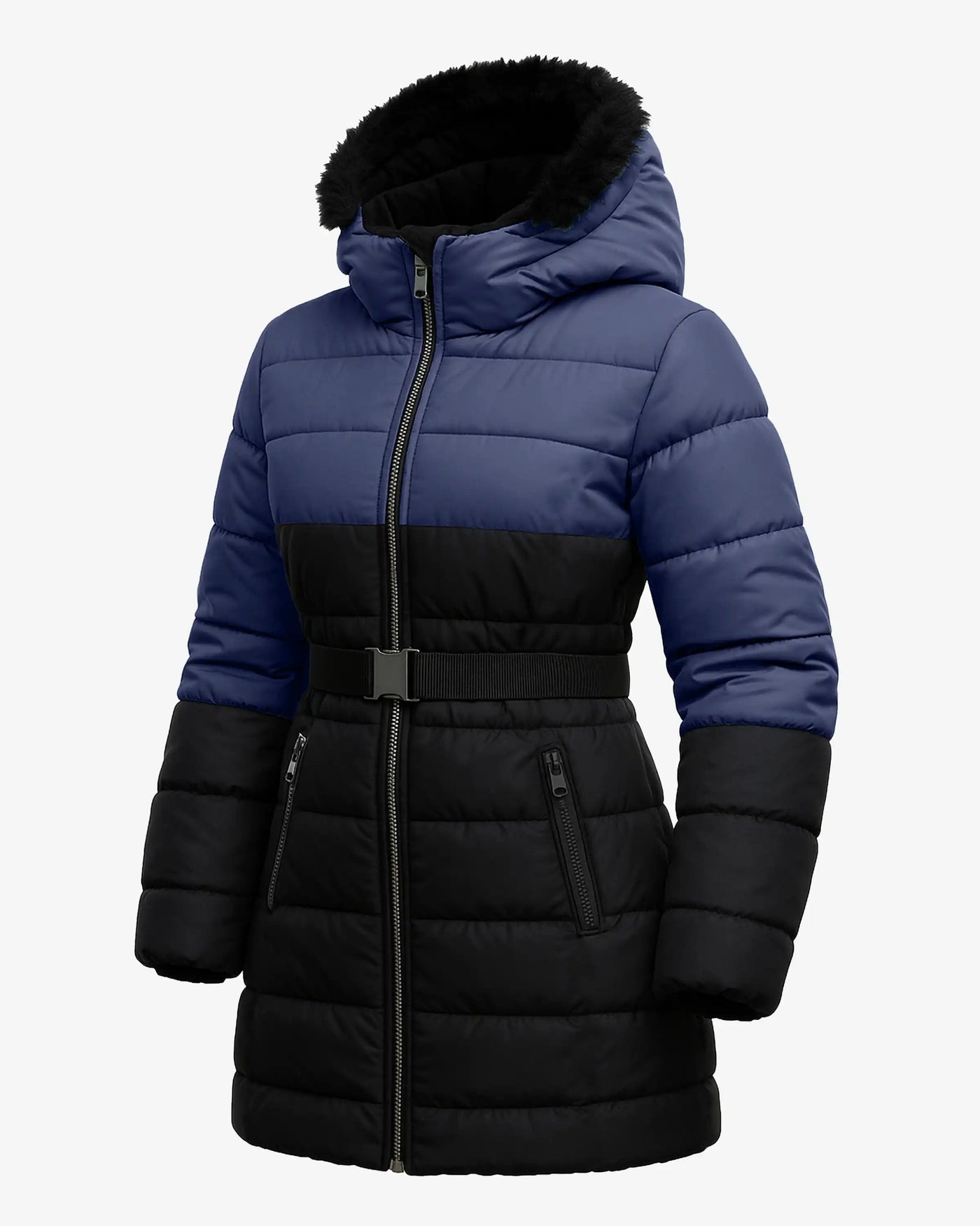 Nordic Women’s Belted Puffer Jacket