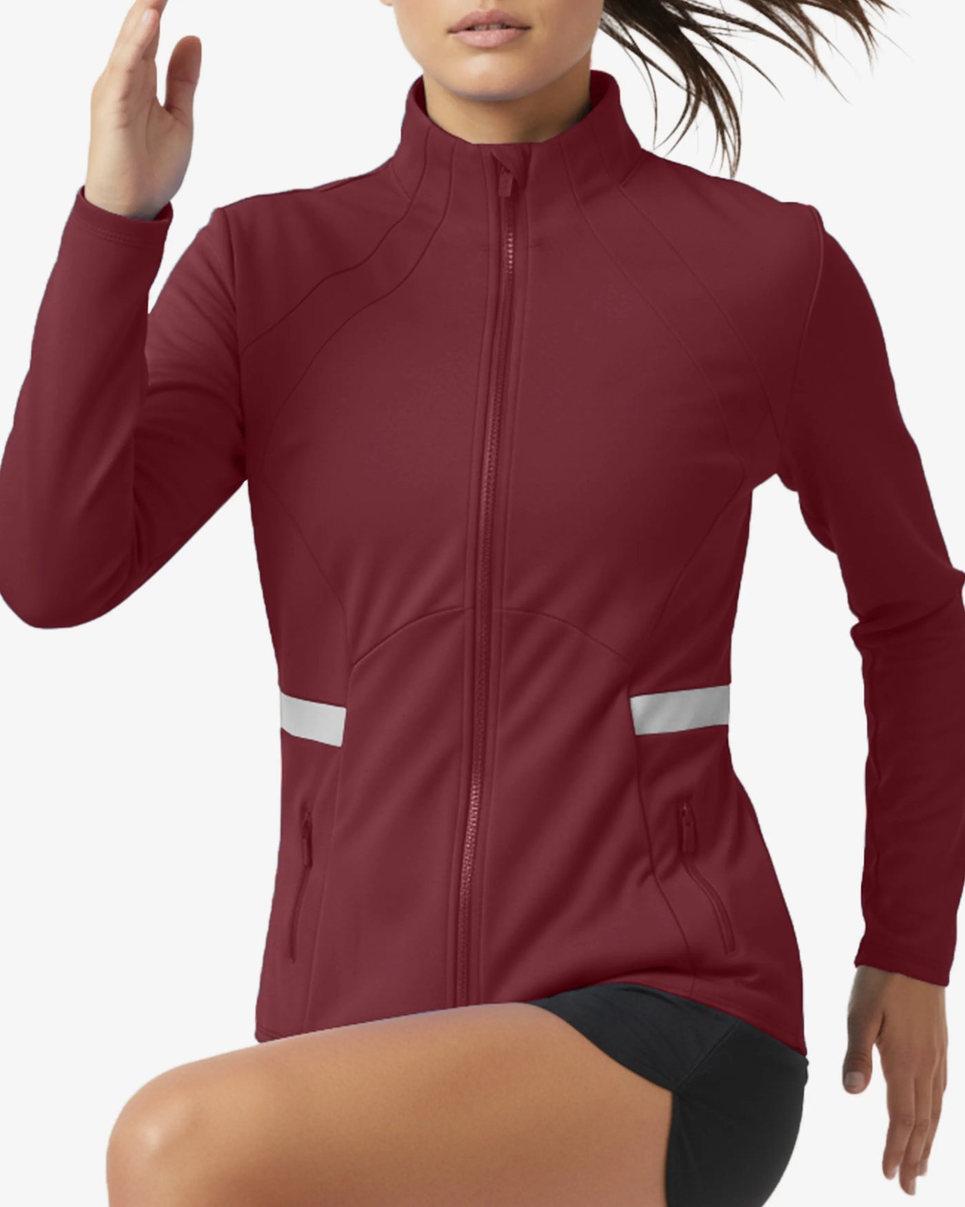 Novara Zip-Up Sleek Layer Quilted Running Jacket