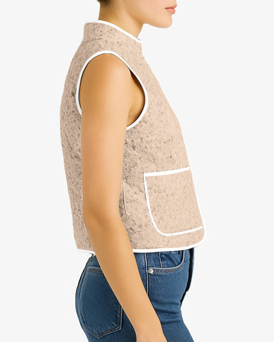 quorra sleeveless padded jacket