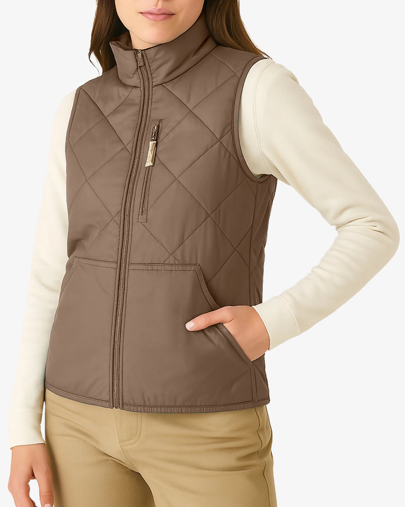snova sleeveless puffer vest