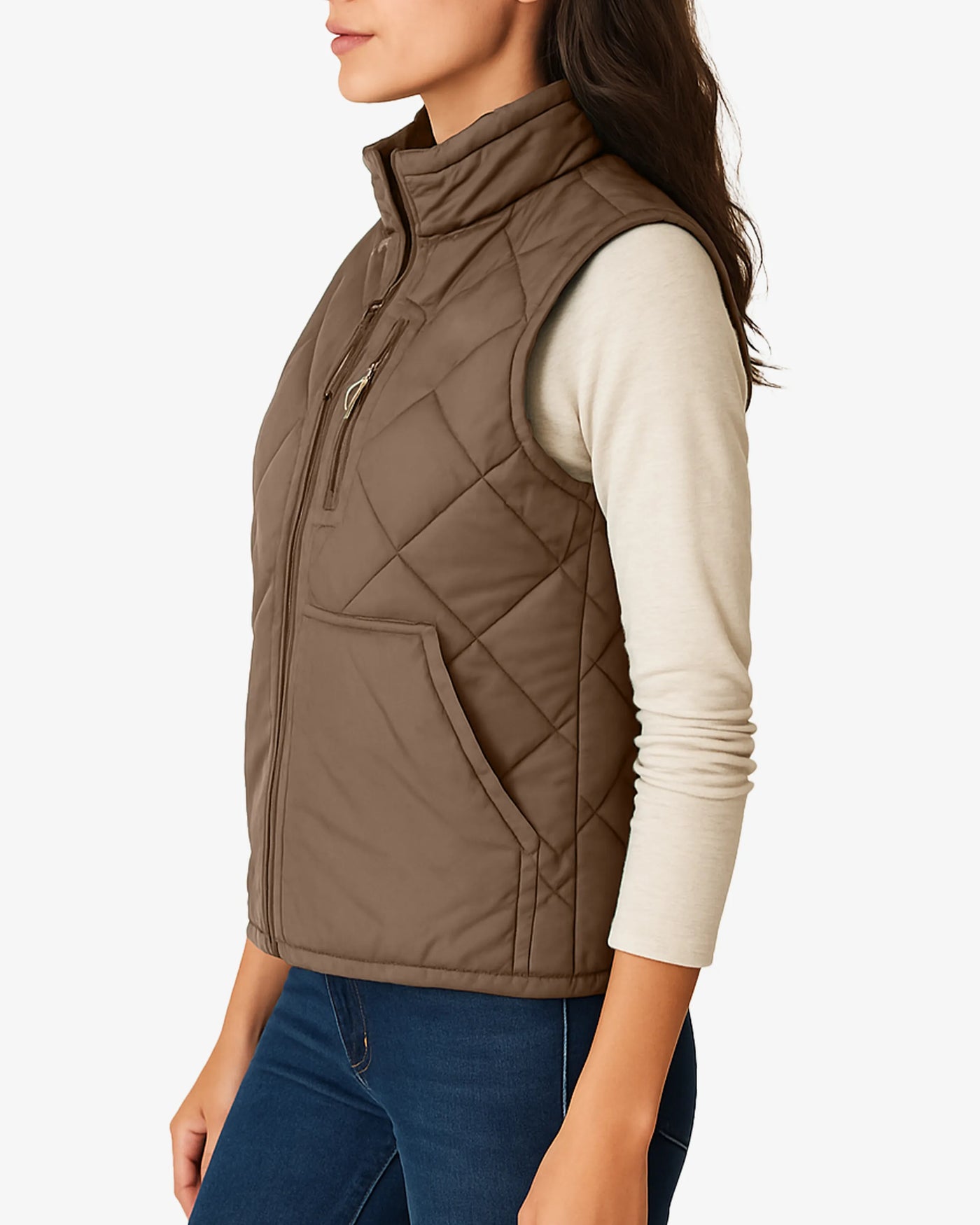 snova sleeveless puffer vest