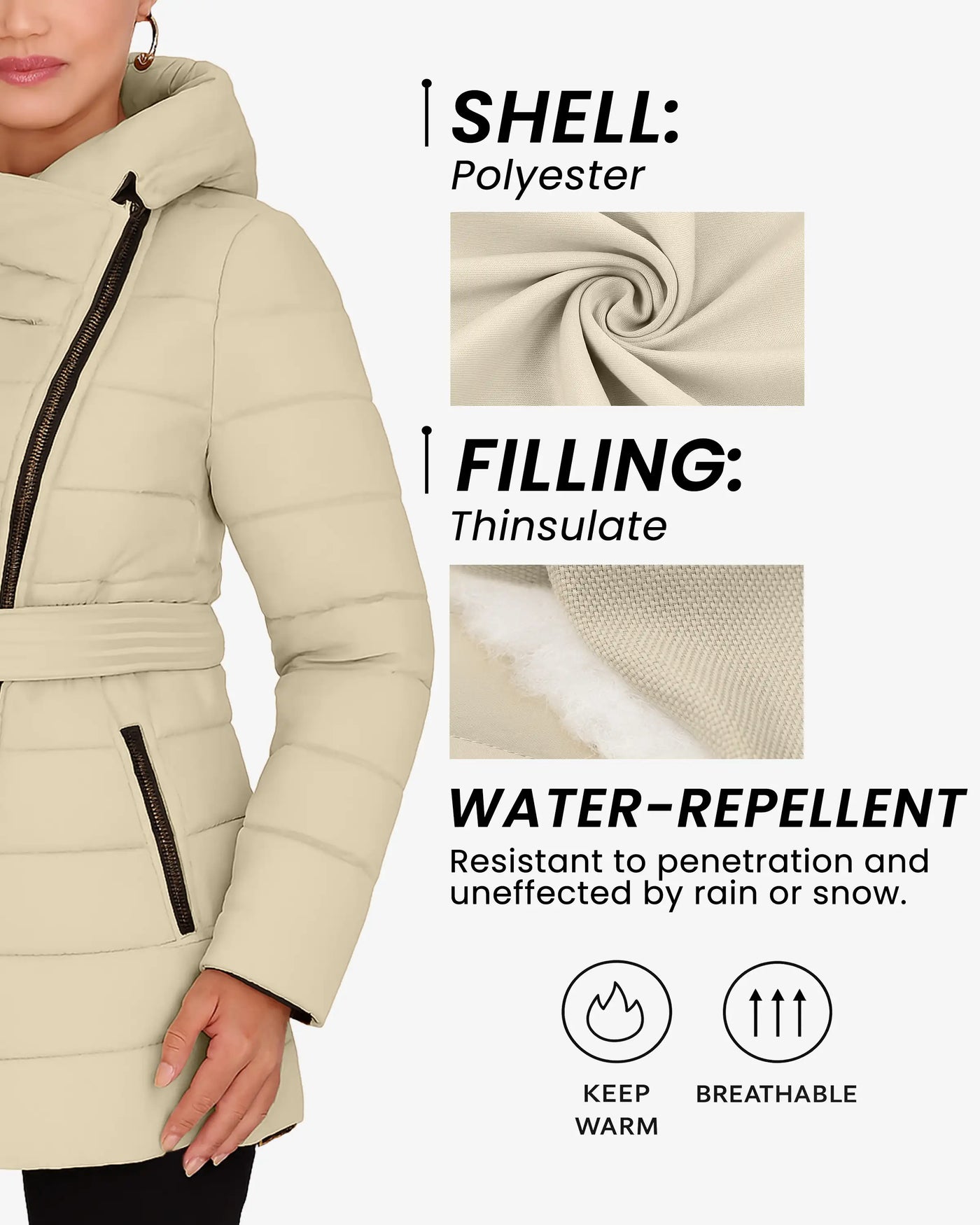 Vanilla Elegant Puffer Jacket