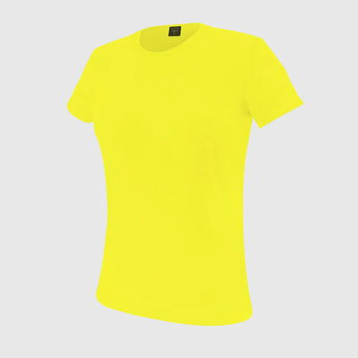 Chloe Women's Half Sleeve Shirt–Neon Green