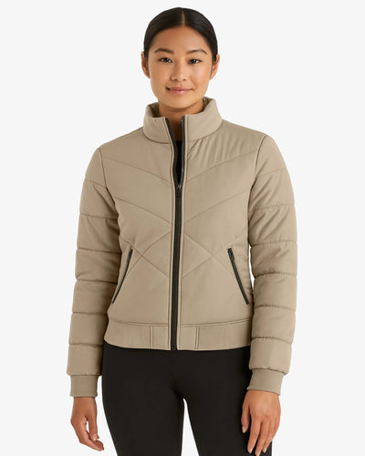 Zen Line Beige Padded Jacket Women