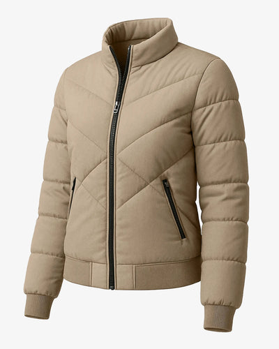 Zen Line Beige Padded Jacket Women