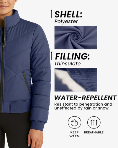 Zen Line Beige Padded Jacket Women